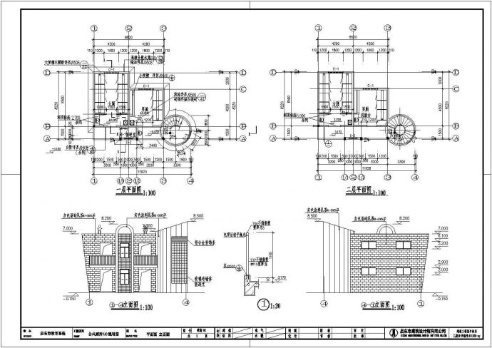 某地区公共厕所建筑节点设计CAD施工图_图1