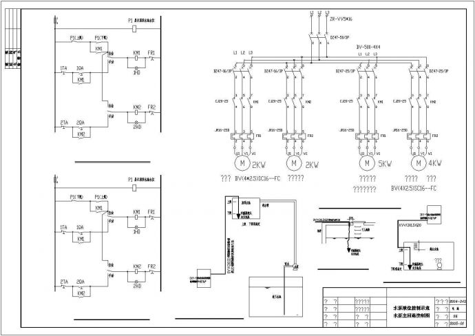 某高层商务大楼电气平面及系统设计图_图1