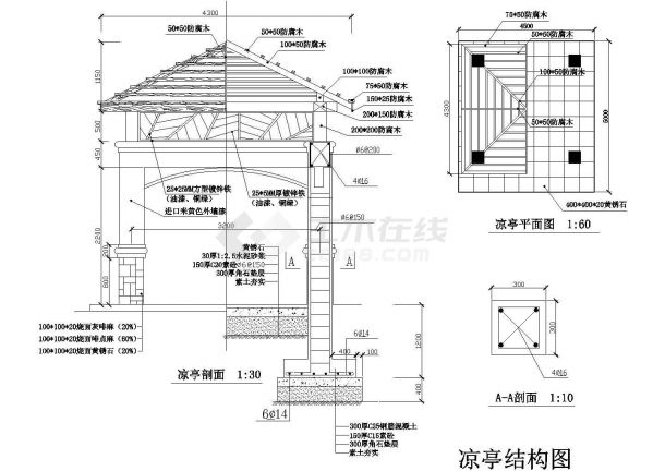 71套各类型园林桥拱桥景观桥等施工图纸-图一