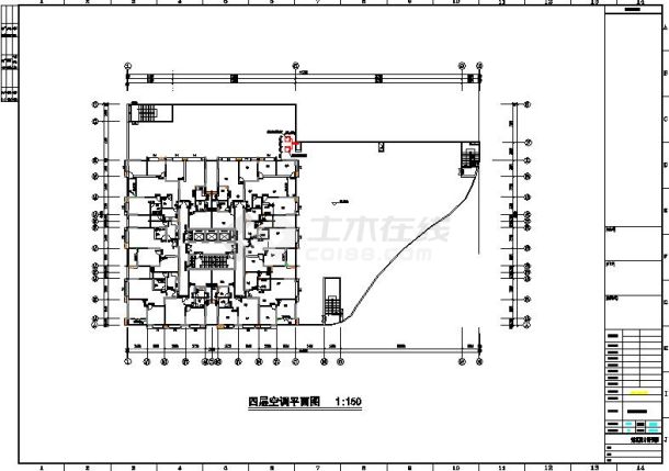 最新的大型地源热泵空调全套设计CAD图下载（标注详细）-图一