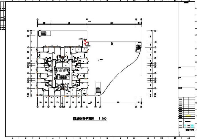 最新的大型地源热泵空调全套设计CAD图下载（标注详细）_图1