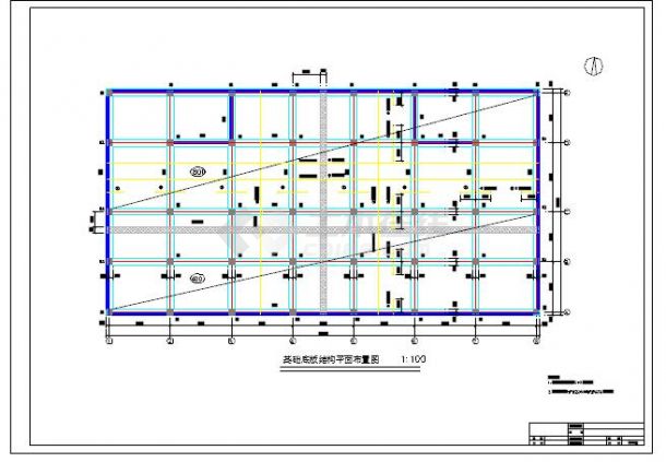 12层框剪商业公寓楼结构设计cad施工图（计算书、经济分析、部分结构图）-图一