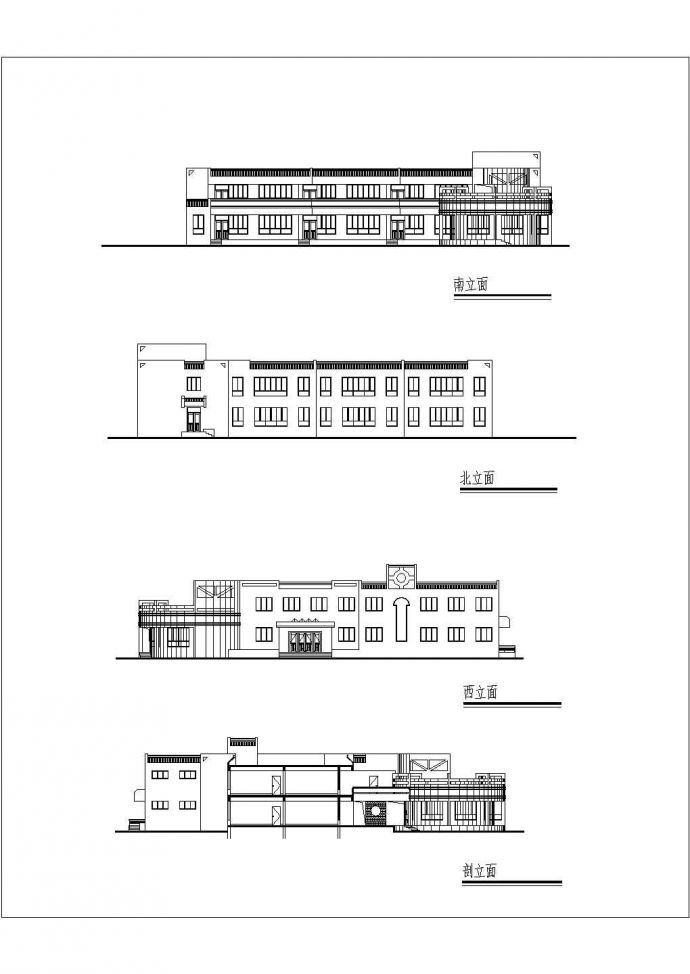 某地区某幼儿园建筑CAD设计图纸_图1