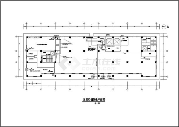 某高层大厦建筑空调配电设计CAD图-图一
