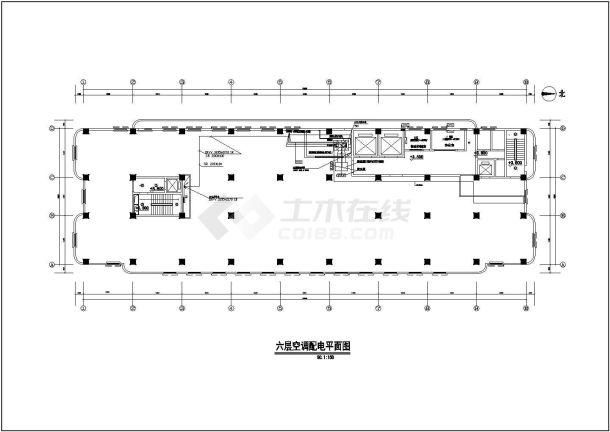 某高层大厦建筑空调配电设计CAD图-图二