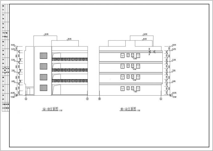 某小区四层幼儿园建筑设计方案规划图_图1
