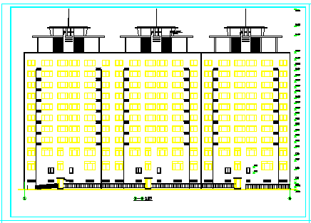公寓建筑方案设计图纸（共11张）_图1