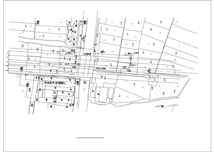 宁波城镇道路污水顶管工程结构给排水施工设计cad布置方案图纸_图1