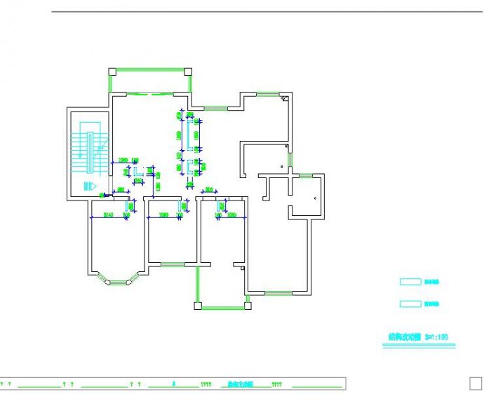 现代风格四居室装修CAD设计施工图纸（比较详细的）_图1