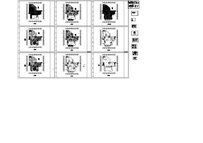 某地区多层框架结构酒店建筑设计方案图纸（知名设计院设计）_图1