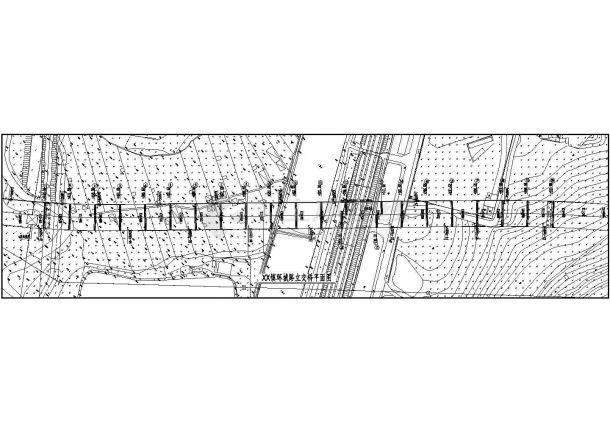 【立交桥】双向六车道桥宽26米毕业设计（含CAD图）-图一