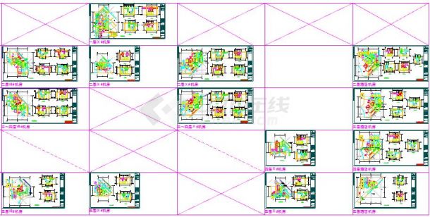 2017最新整理暖通空调通风空调机房CAD图纸-图二