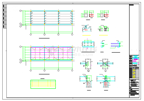 最新某都工厂建筑设计全套施工图纸-图二
