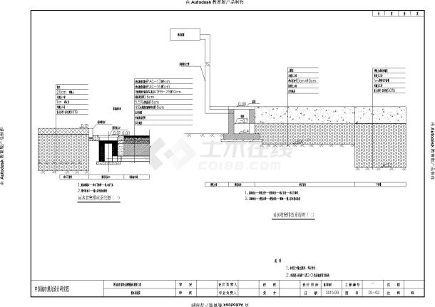 河东管委会办公区域海绵城市建设工程图纸-图二