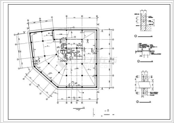 最新某现代高层商住楼建筑设计施工图-图一