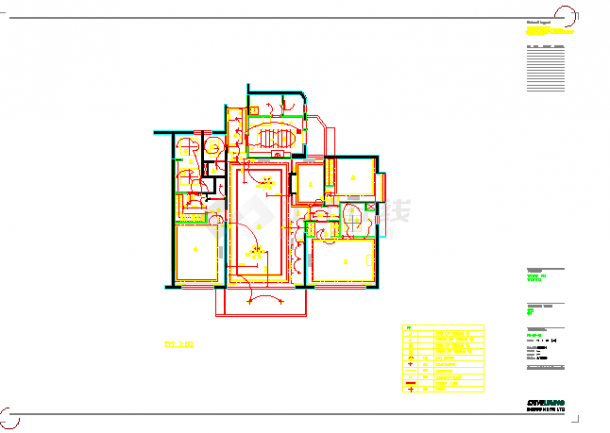 最新的住宅樣板房装修CAD设计图纸（含效果图）-图一
