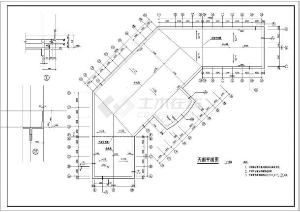 某地区娱乐城建筑设计方案施工详图-图二