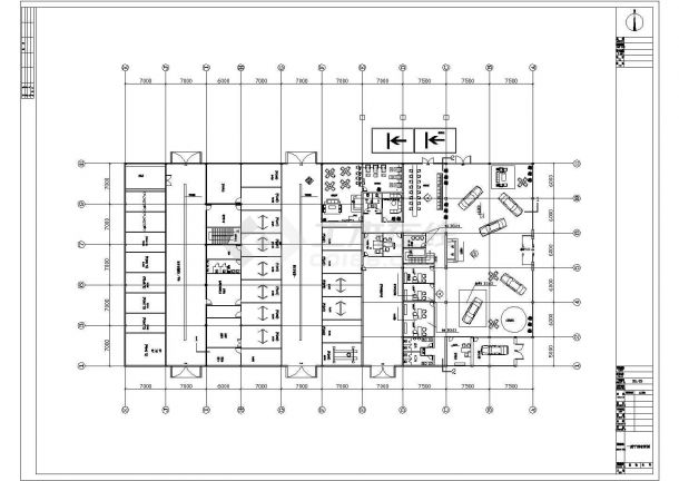 某地区比亚迪4S店装修平面CAD设计图纸-图二