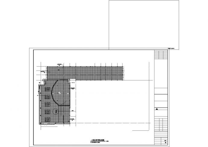 某地区东风日产专营店建筑CAD设计图纸_图1