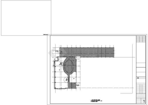 某地区东风日产专营店建筑CAD设计图纸-图二