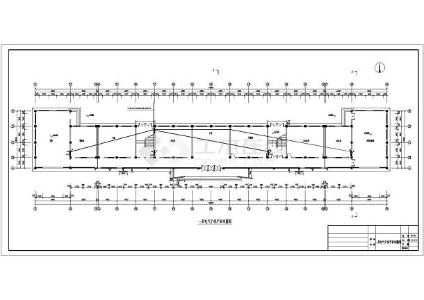 中学综合楼电气设计方案CAD图纸-图二
