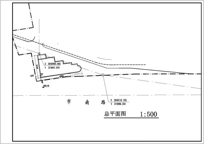 某地区汽车展厅建筑CAD设计图纸_图1