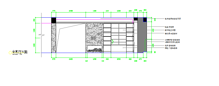 小型的住宅建筑装修CAD图纸（节点详细）
