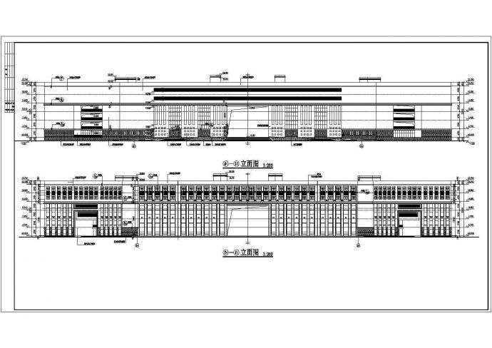 某六层学校实验教学楼建筑施工设计图_图1