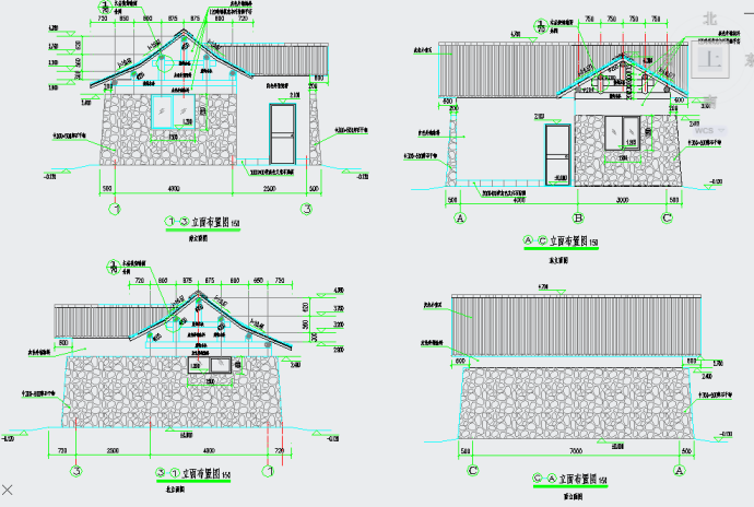 景观厕所建筑、结构、水电整套施工图_图1