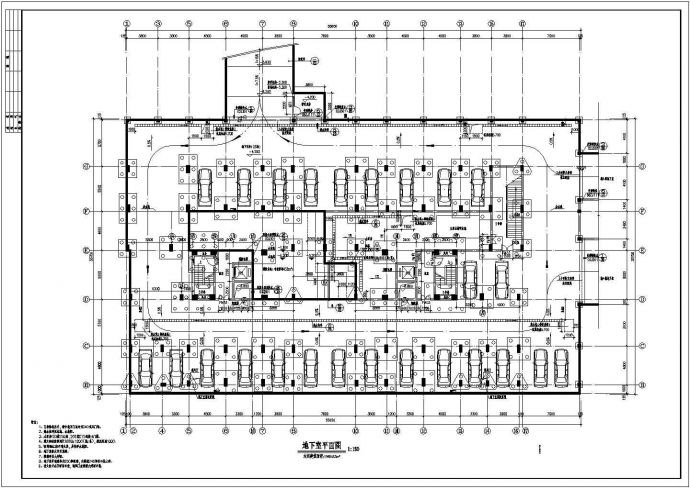 某高层中式住宅平立面建筑设计图纸_图1