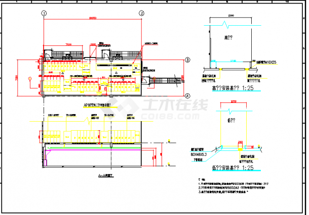 日资厂房变电所CAD设计电气图纸-图二