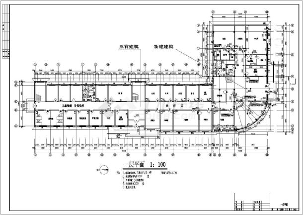 某地区二层医院规划建筑设计施工图-图二