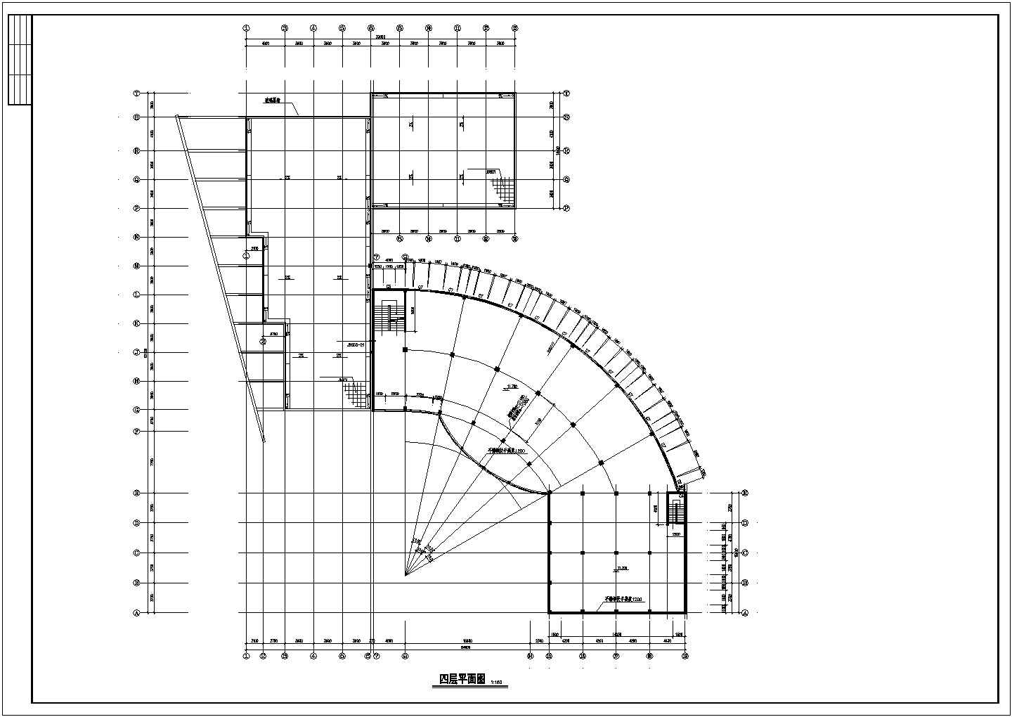 某地区邓桥商业城建筑施工CAD图