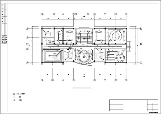 某村委办公楼建筑电气设计施工图纸-图二