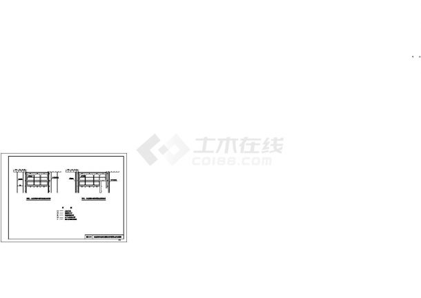 南京站站基坑监测点主断面测点布置图-图一