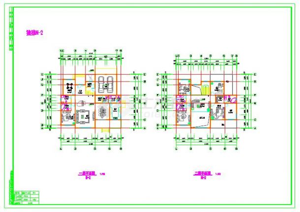 最新整理十几套别墅方案设计cad图纸-图二