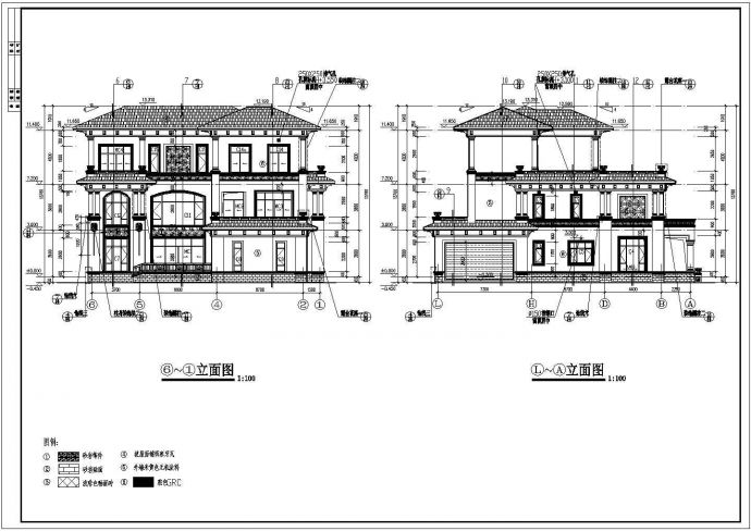 三层517平方米框架住宅结构设计施工图_图1