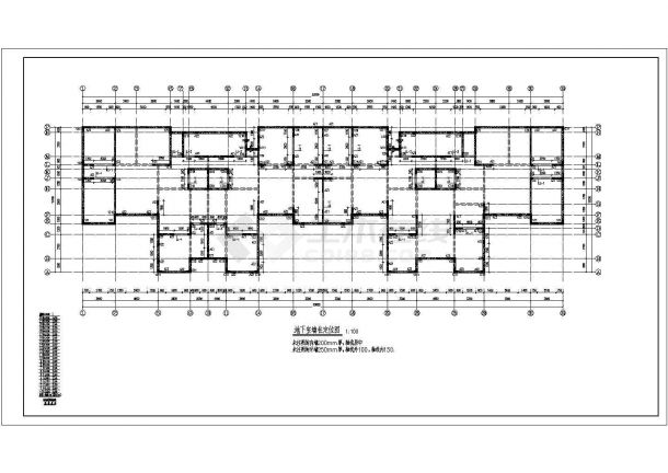 【21层】高层剪力墙结构住宅楼结构设计施工CAD图纸-图一