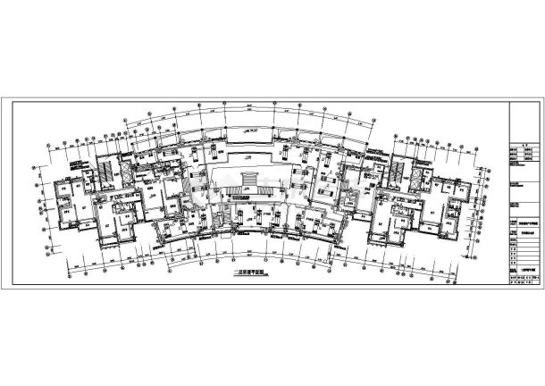 某住宅楼和会所全套cad暖通设计图-图二