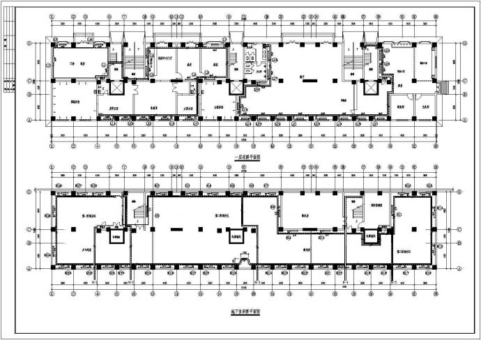 某地区高层住宅楼采暖分户计量cad施工设计图纸_图1