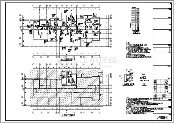 18层高层住宅楼结构施工图纸（最新出图）-图一