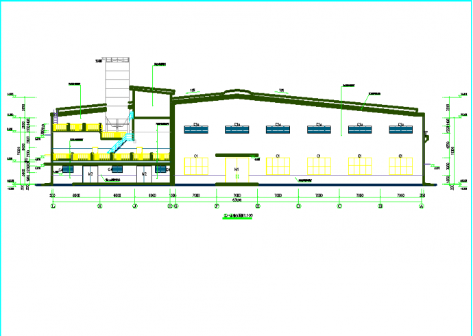 某大型厂区多套单体用房建筑cad设计施工图_图1