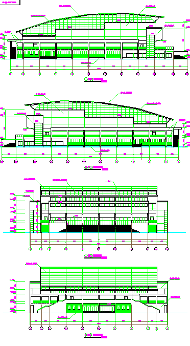 【建筑面积5780平】体育馆建筑设计cad图纸（含详细设计说明）_图1