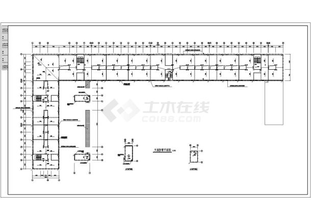 某大型汽车服务中心电气设计施工图-图一