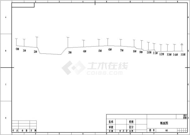 某露天矿10KV线路接续线工程电气设计cad施工图纸-图二