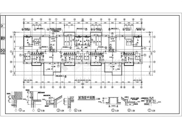 某地区国贸中心一期14号楼施工CAD图-图二