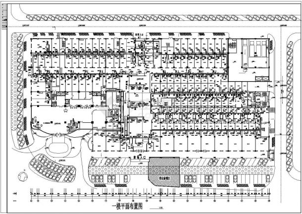 大商场水源热泵空调系统cad施工设计图-图二