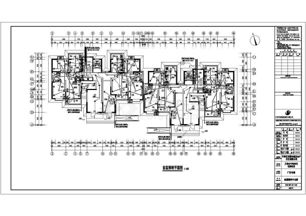 某框架剪力墙结构高层住宅楼电气施工图纸-图一