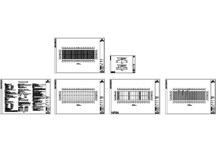 钢结构厂房建筑设计cad图，含设计说明_图1