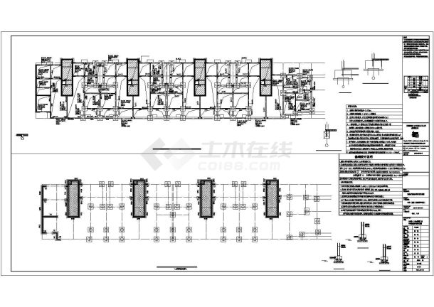 最新整理的一套住宅楼结构CAD设计图纸（近百张）-图二